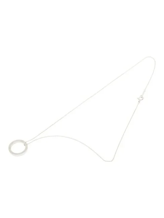 Tiffany & Co Open Circle Pendant Necklace Silver - Picture 4 of 9